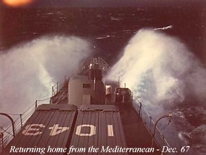 Returning home from the Mediterranean