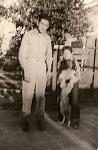 My father Louie at home (pictured with his youngest brother Ray) 1945.