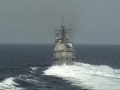 USS VELLA GULF BREAKAWAY WITH AERIAL SHOTS